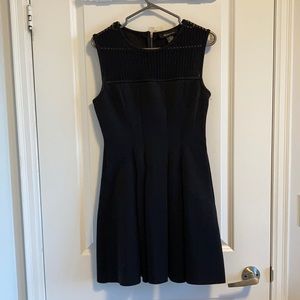 SPRING SALE Fit & Flare LBD with Mesh Neckline